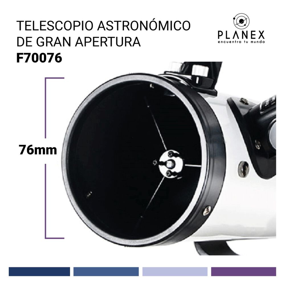 Telescopio Astronómico Newtoniano F70076 Planex + Soporte image number 1.0