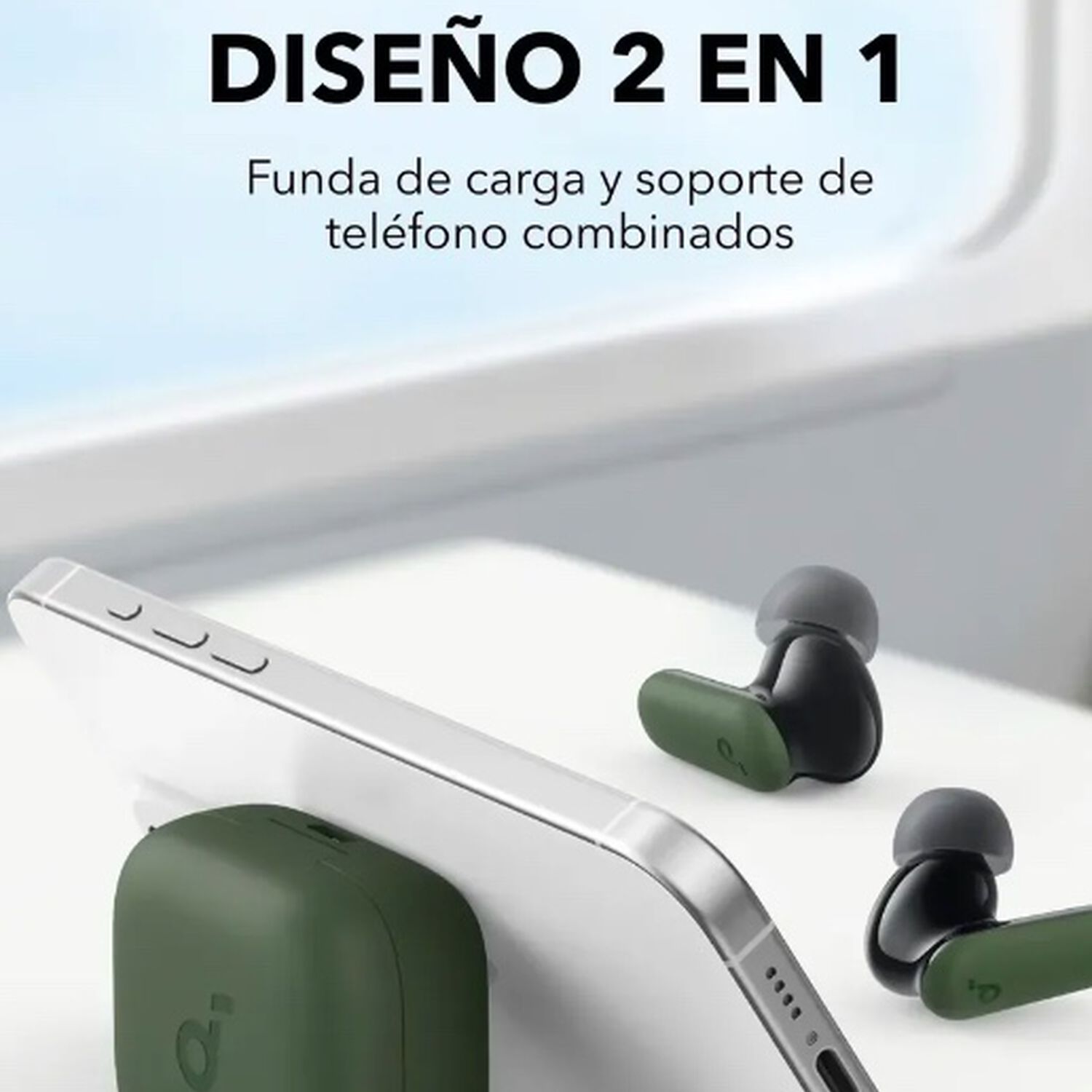 Aud&iacute;fonos Bluetooth Verde image number 2.0