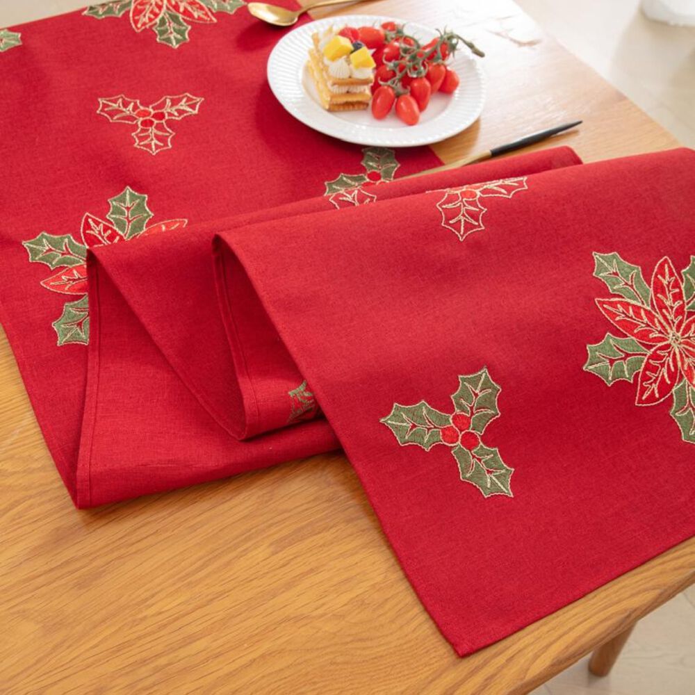 Camino De Mesa Navide&ntilde;o 36x180 Cm Dise&ntilde;o En Arpillera Ideal Para Decoraci&oacute;n Md05 image number 2.0