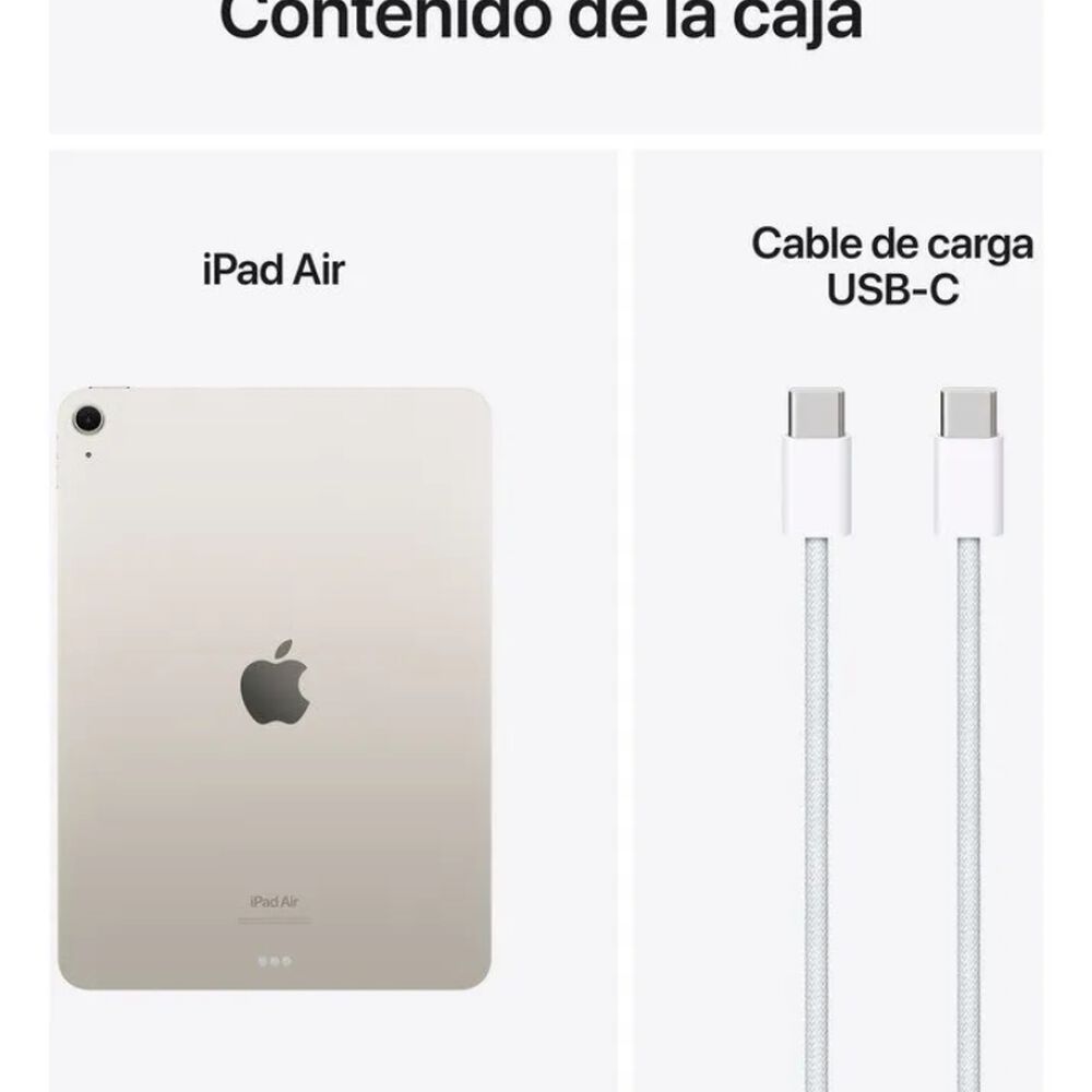 Apple Ipad Air 11' 2025 Chip M3 128gb 9gpu Wi-fi - Starlight image number 1.0