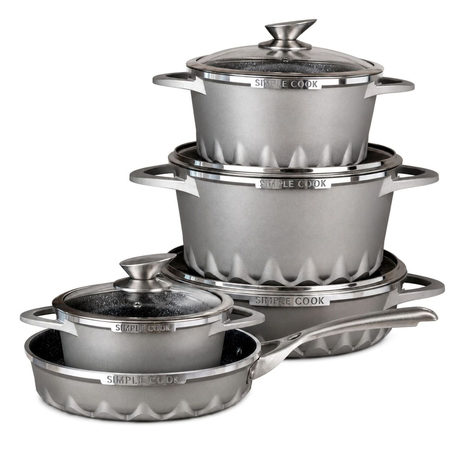 Bateria Simple Cook Mont Blanc 9 Pzs image number 0.0