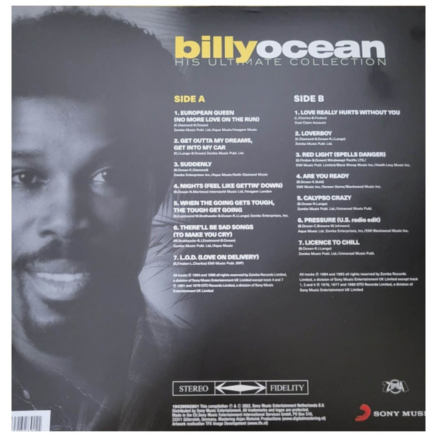Billy Ocean - His Ultimate Collection | Vinilo image number 1.0