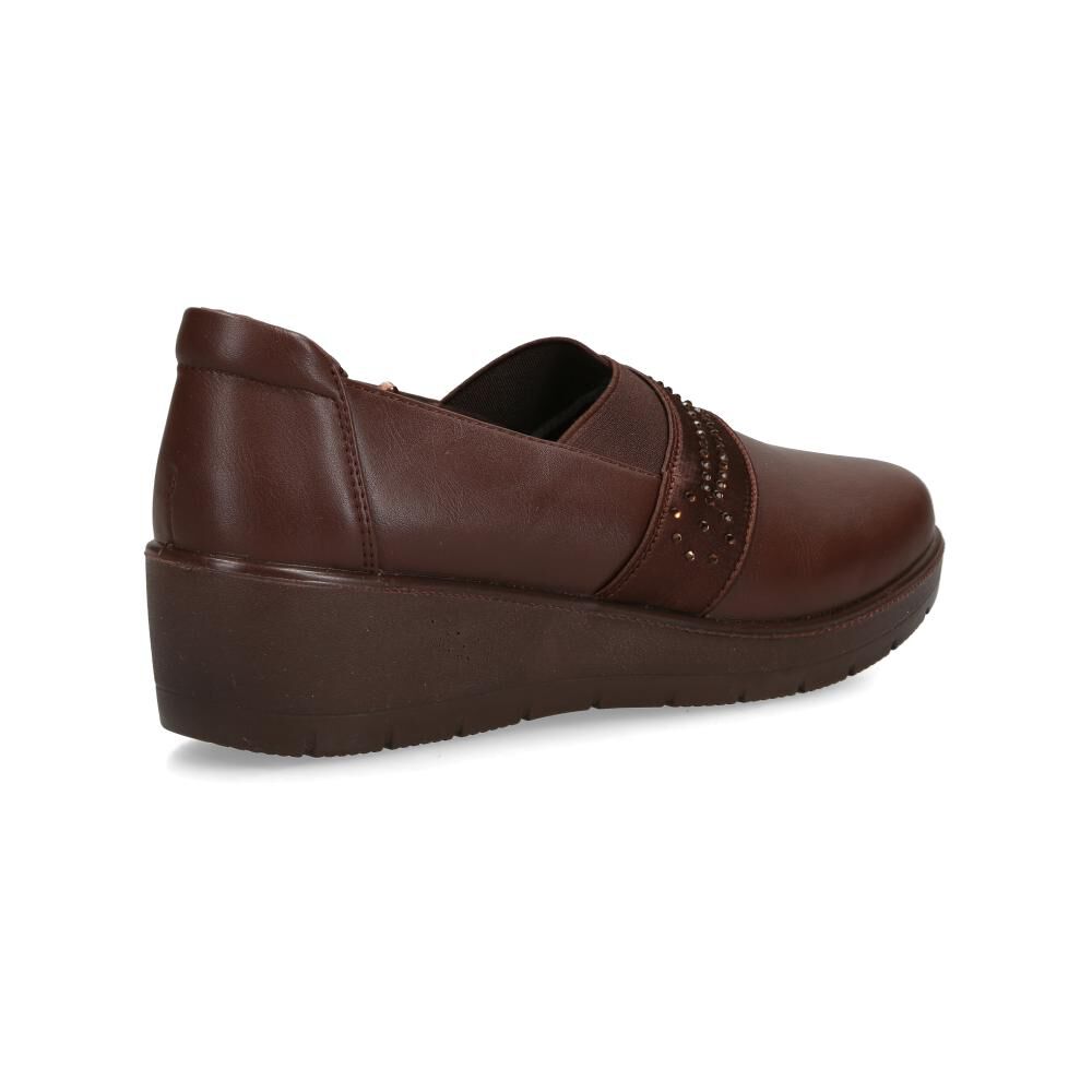Zapato Casual Mujer Lesage Camel image number 3.0