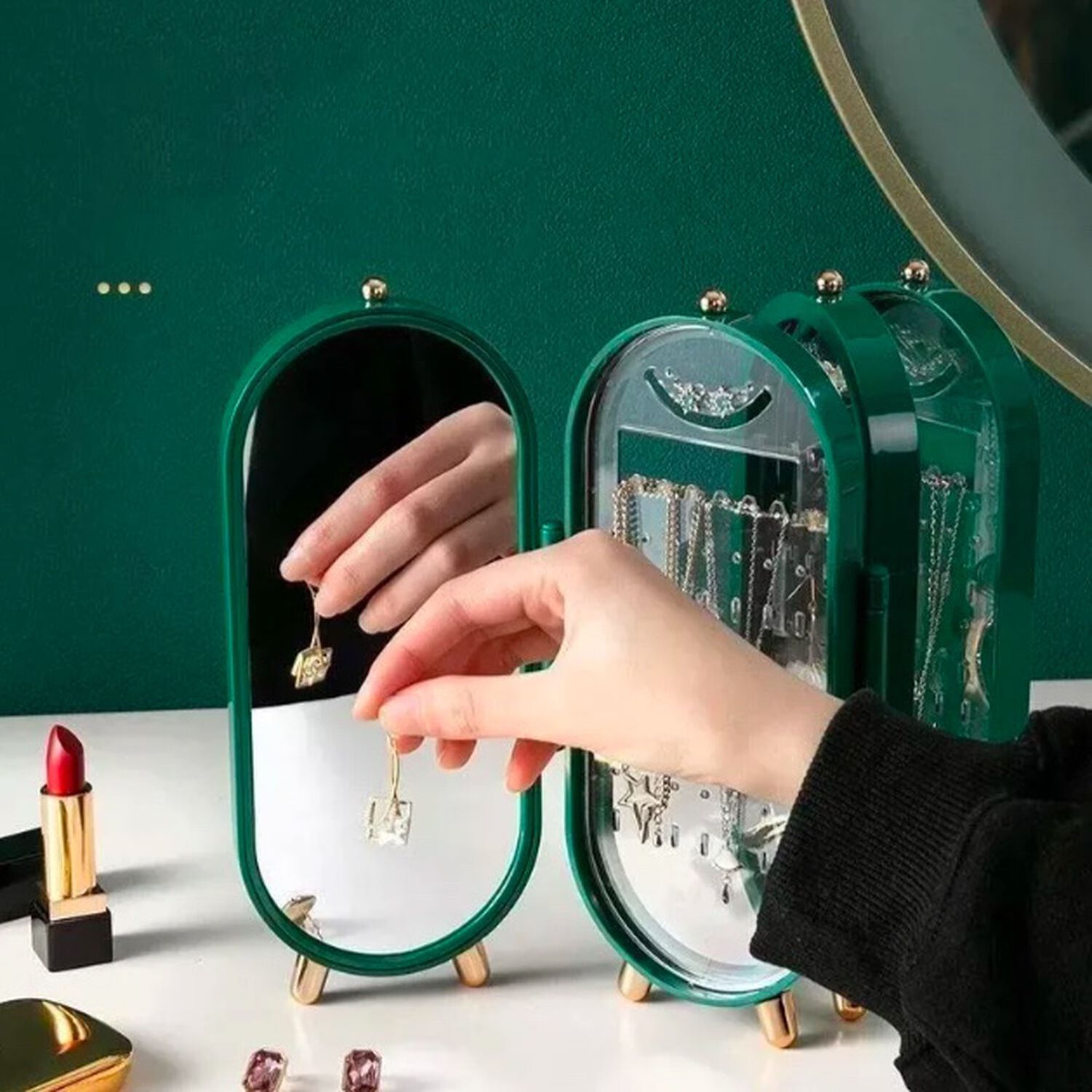 Organizador De Joyas Verde image number 3.0