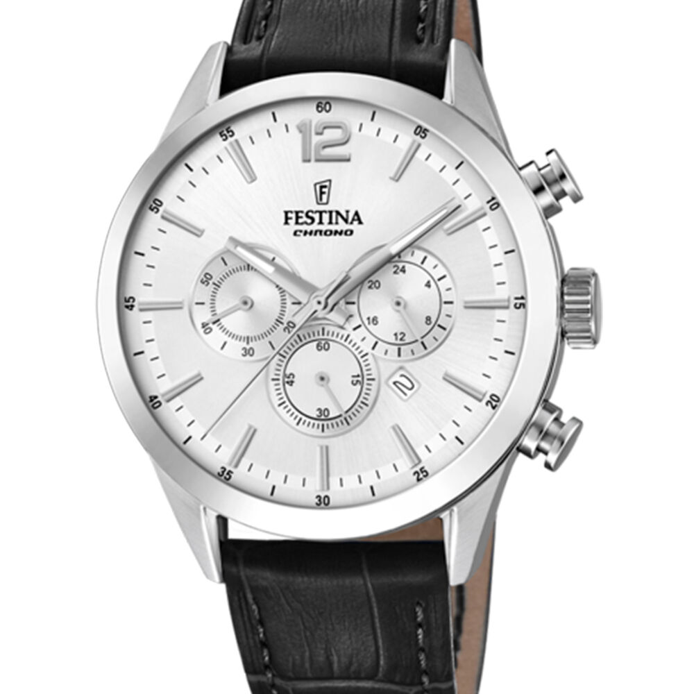 Reloj F20542/1 Festina Plateado Hombre Timeless Chronograph image number 0.0