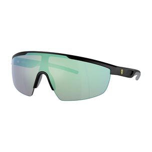 Lentes De Sol Negro Mate Espejados Scuderia Ferrari