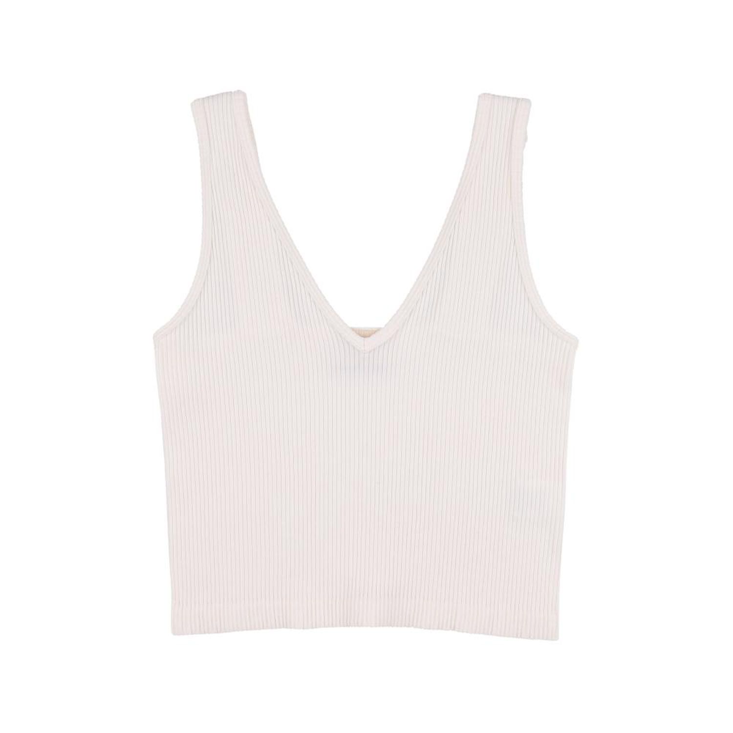 Polera Crop Escote Profundo Sin Mangas Cuello V Mujer Ocean Pacific image number 0.0