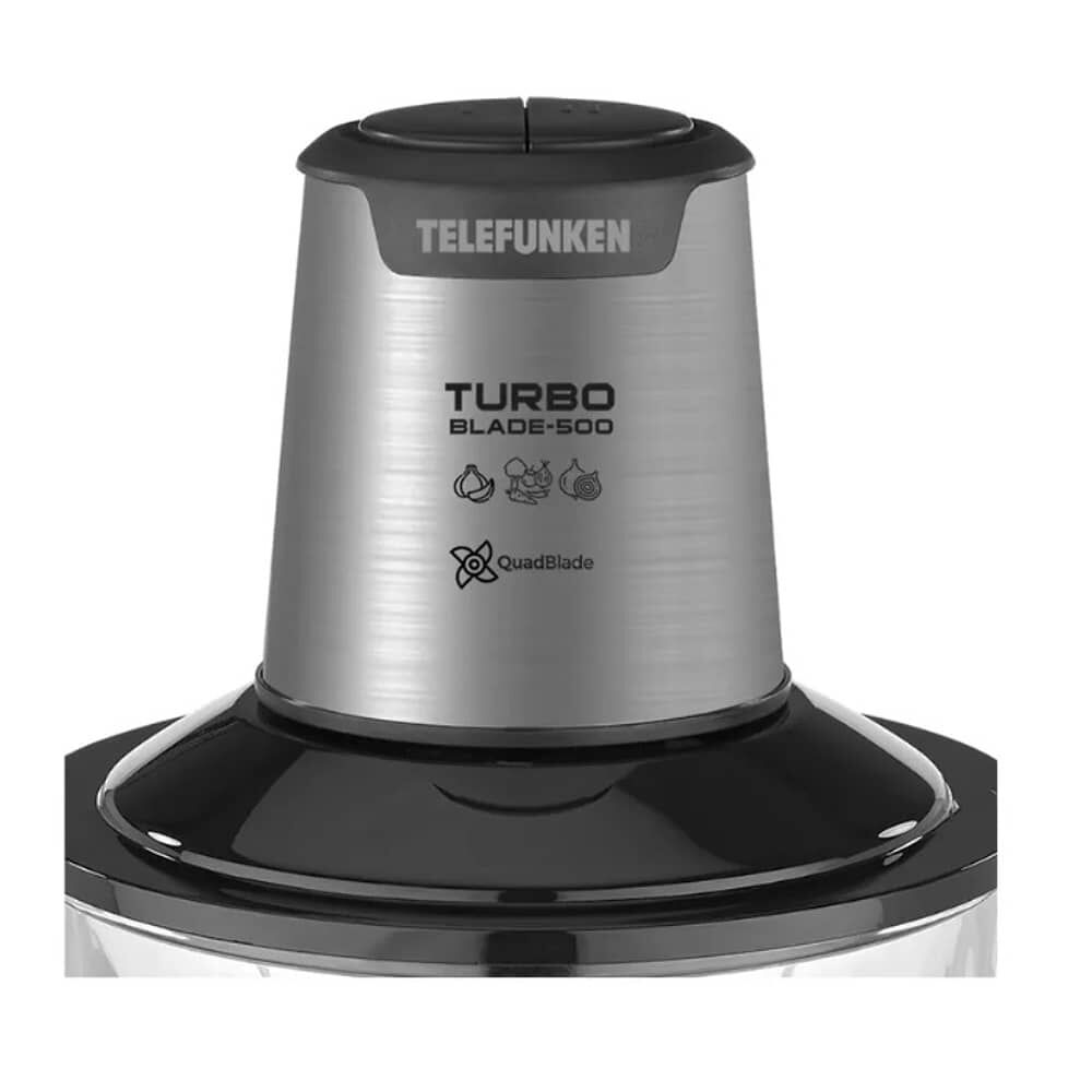 Procesadora Picadora Telefunken Turbo Blade 600w 1.5 Lt. image number 2.0
