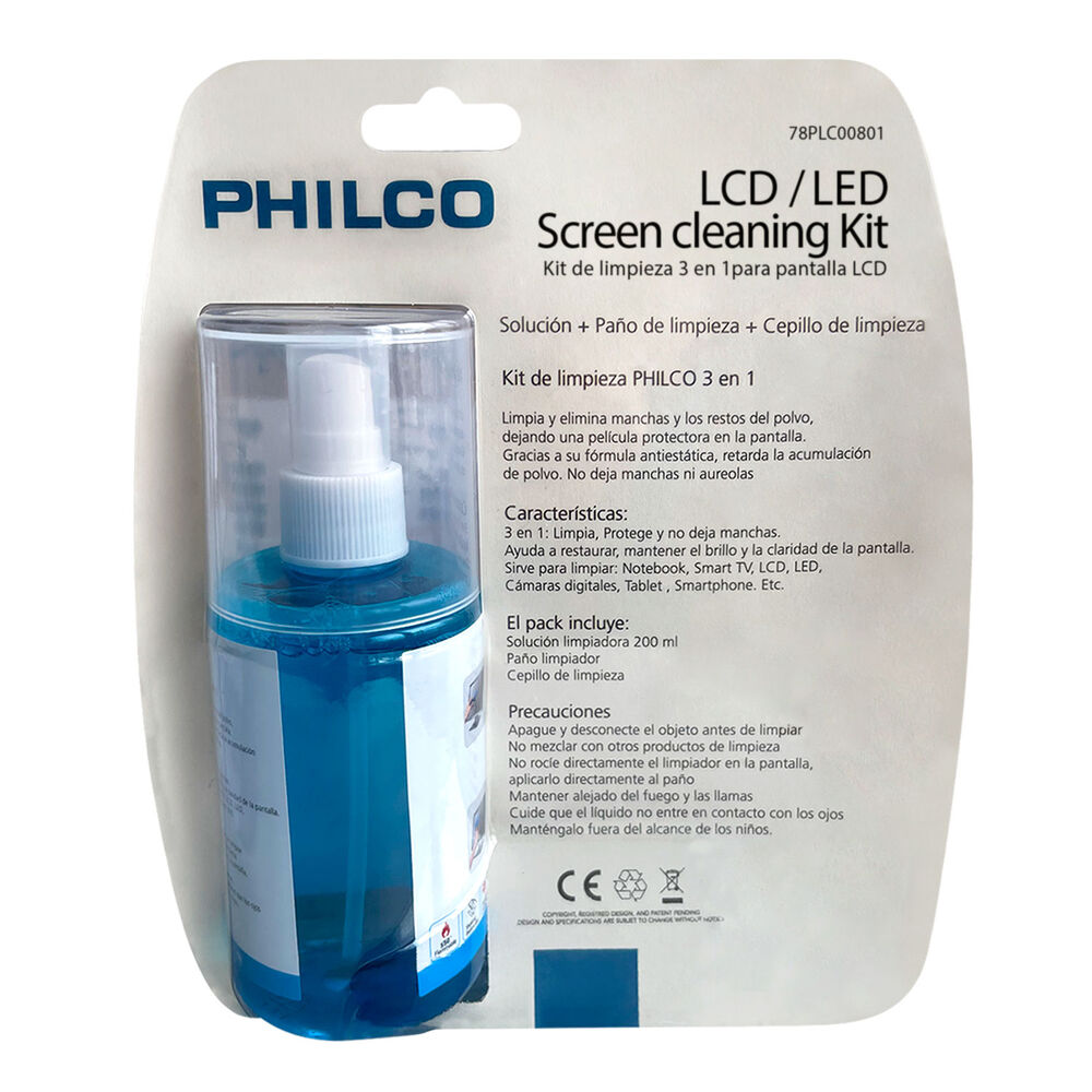 Kit De Limpieza 3 En 1 Philco Pantallas Ps5 200ml 78plc00801 image number 1.0