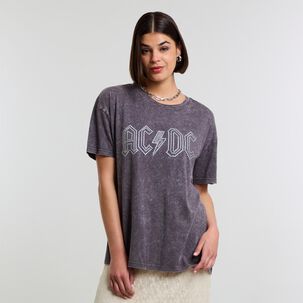 Polera Manga Corta Cuello Redondo Mujer Rolly Go