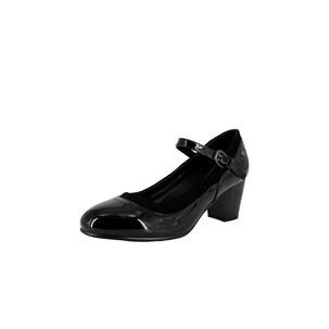 Zapato Cueca Alba Negro Charol Alquimia