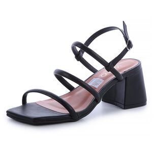 Sandalia Mujer Via Uno Black