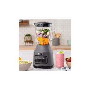 Licuadora Oster Vaso Vidrio 6 Velocidades + Pulso Blstpeggpb Color Gris