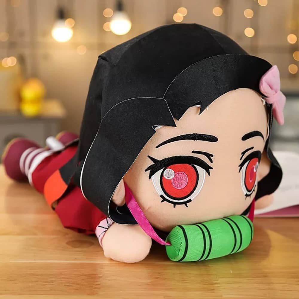 Peluche Nezuko Kawaii Cabez&oacute;n - Kimetsu No Yaiba image number 0.0