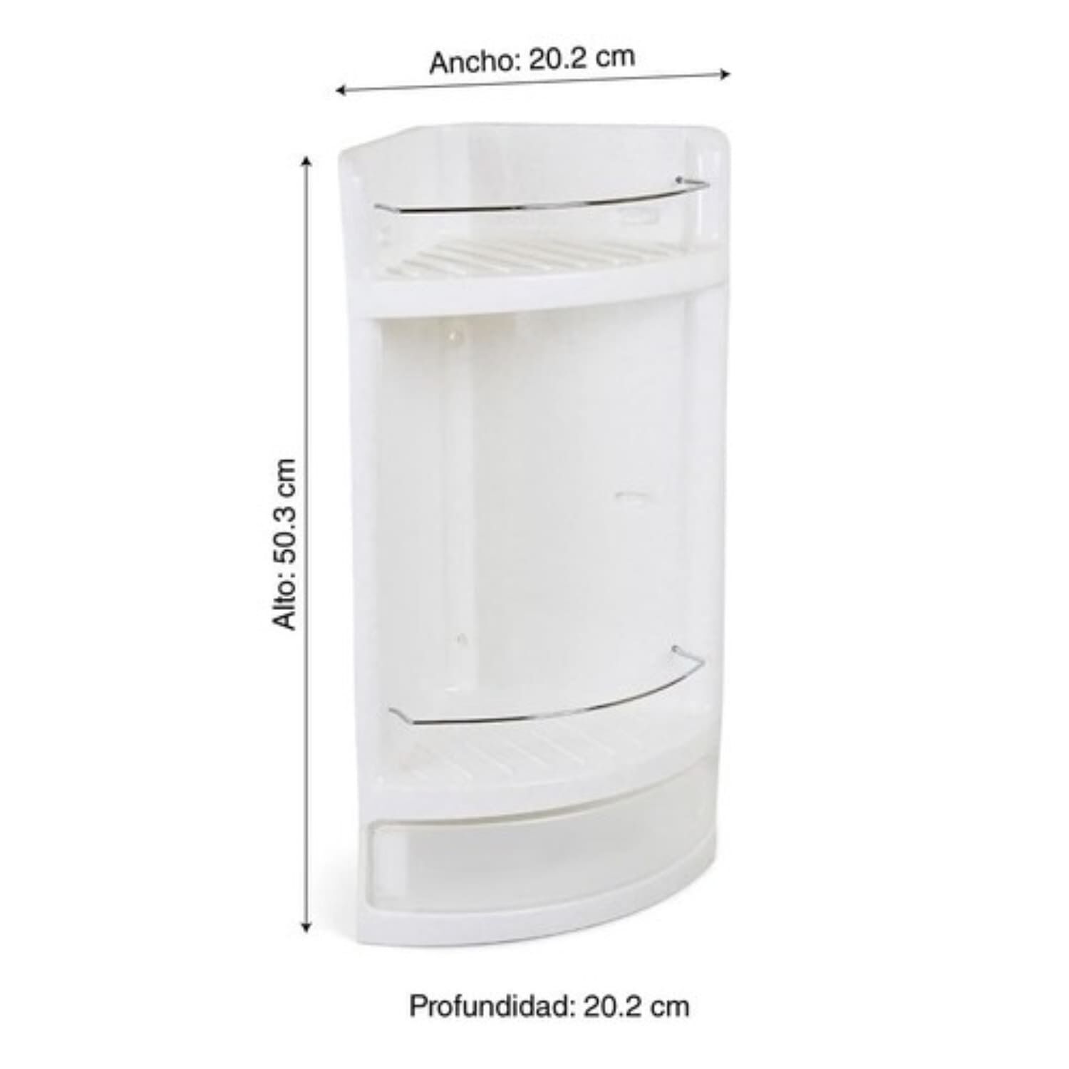 Esquinero Con Gaveta De Ba&ntilde;o Reyplast image number 1.0
