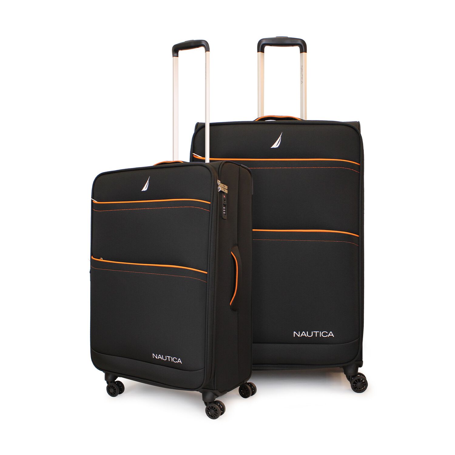 Pack 2 Maletas Blandas M+l Nautica Lisboa 20kg Y 23kg Negra image number 0.0