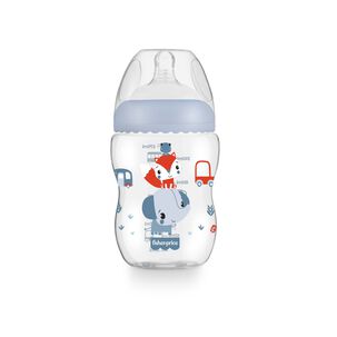 Mamadera Fisher Price First Moments Boca Ancha 270 Ml Azul