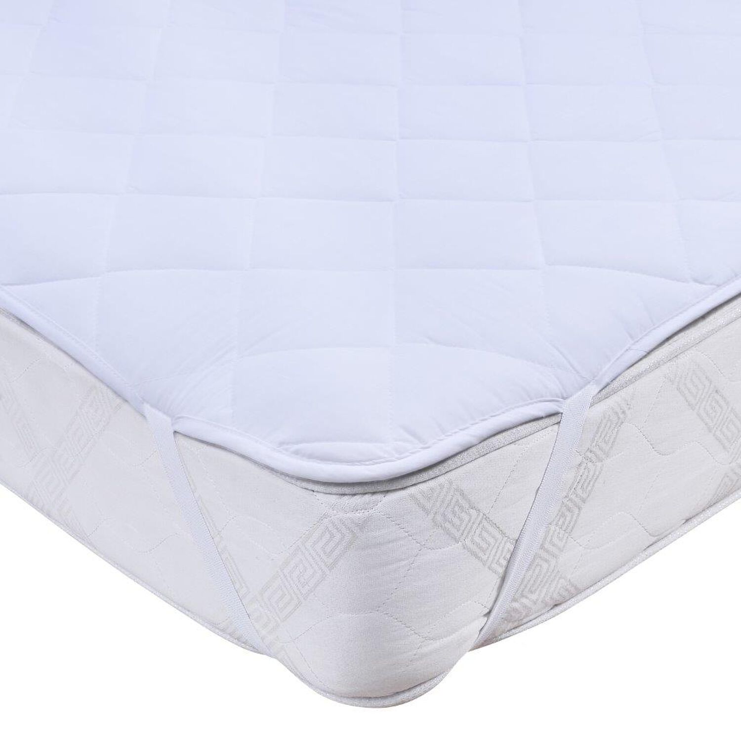 Cubrecolchon Impermeable Mashini 2 Plazas Blanco image number 0.0