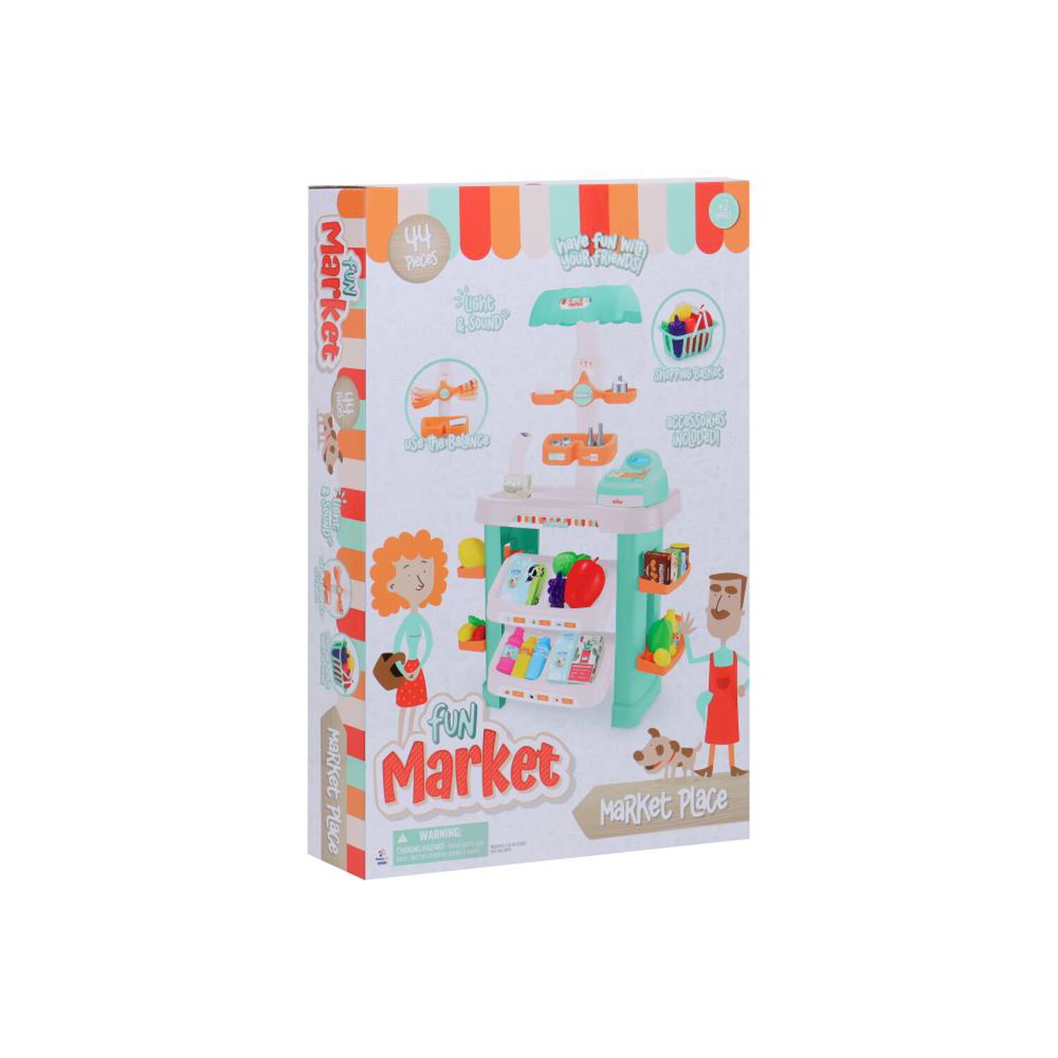 Set De Supermercado, 44 Pzas Happy Line image number 1.0