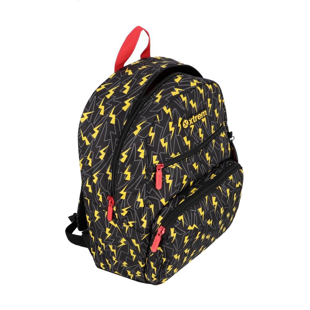 Mochila Xtrem Bolt 6xt Rayos Negro/amarillo image number 3.0