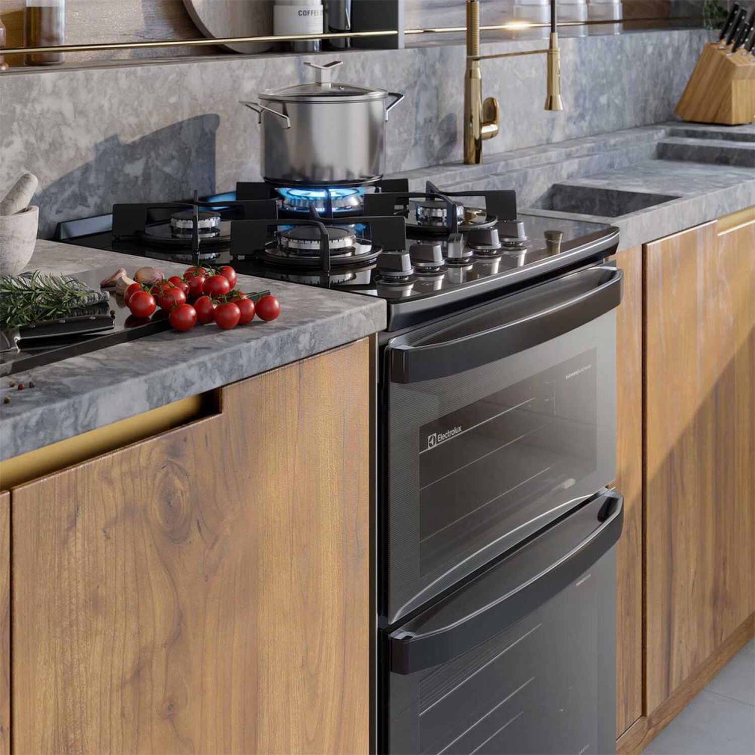 Cocina A Gas Electrolux F4ead 4 Quemadores image number 11.0
