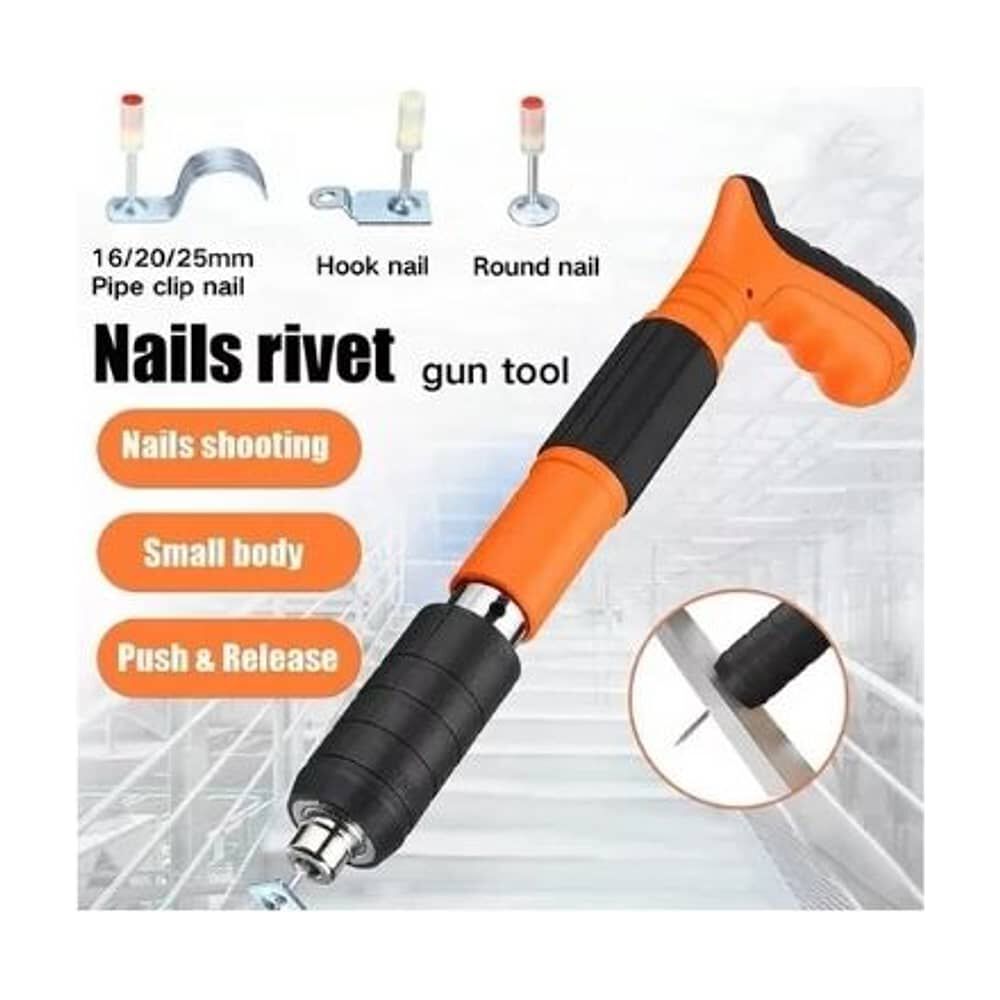 Pistola De Clavos Descarga Automatica Ajustable Y De Acero image number 5.0