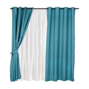 Set De Cortinas Mashini Pucon / 8 Piezas / 220x145