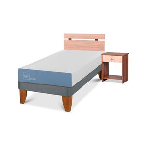 Cama Europea Cic Excellence / 1 Plaza / Base Normal + Set De Maderas