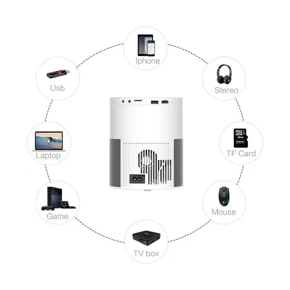 Proyector Led Portátil 360 Full Hd Home Cinema Levo image number 2.0