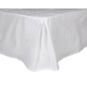 Faldon Unicolor 2 Plazas Color Blanco 144 Hilos Arthome