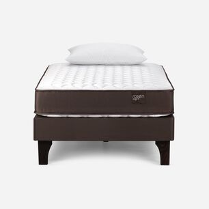 Cama Europea Rosen Ergo T / 1.5 Plazas / Base Normal + Almohada Light