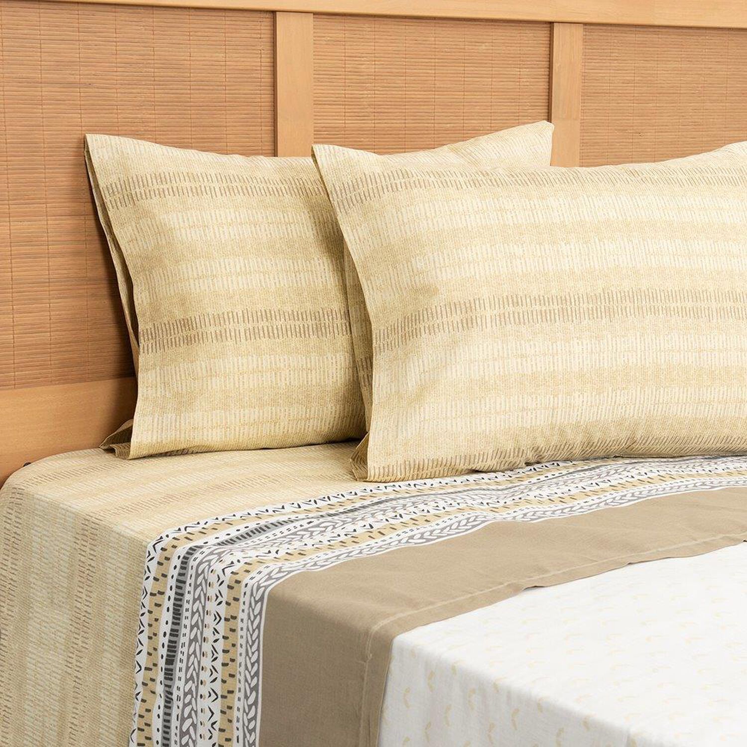 Sabana Estampadas 144 Hilos King Chincol image number 1.0