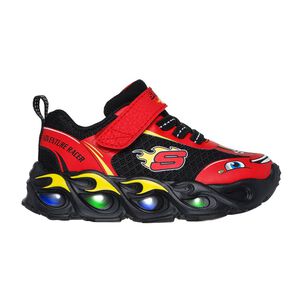Zapatilla Infantil Con Luces Niño Skechers Thermo-flash Rojo/negro