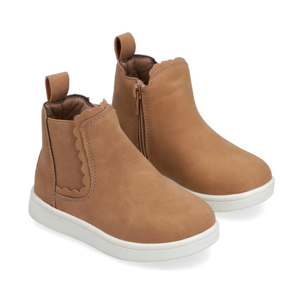 Bot&iacute;n Ni&ntilde;a Topsis Beige image number 1.0