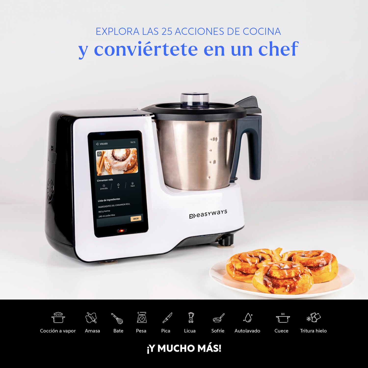 Robot De Cocina Kitchen Connect 2 L Easyways image number 13.0