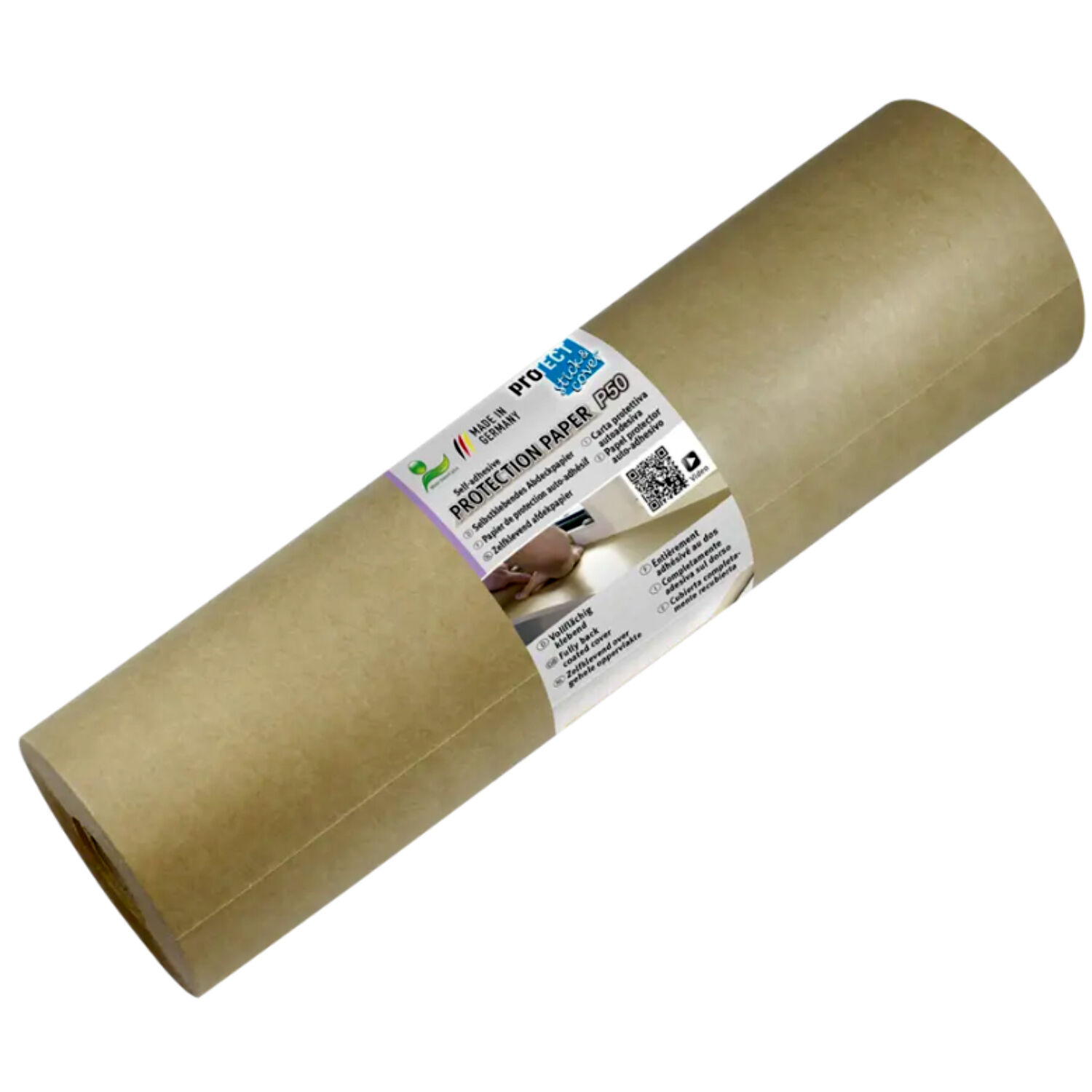 Papel Kraft Rollo Engomado 300mm X 50mts - Ps image number 0.0