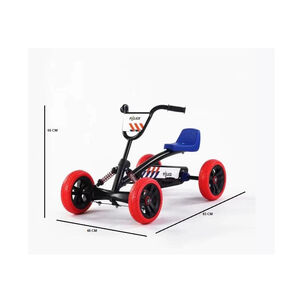 Gokart Racing Con Pedales Azul Police