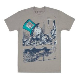 OUT OF PRINT POLERA ALICIA EN EL PAIS DE LAS MARAVILLAS MEDIUM