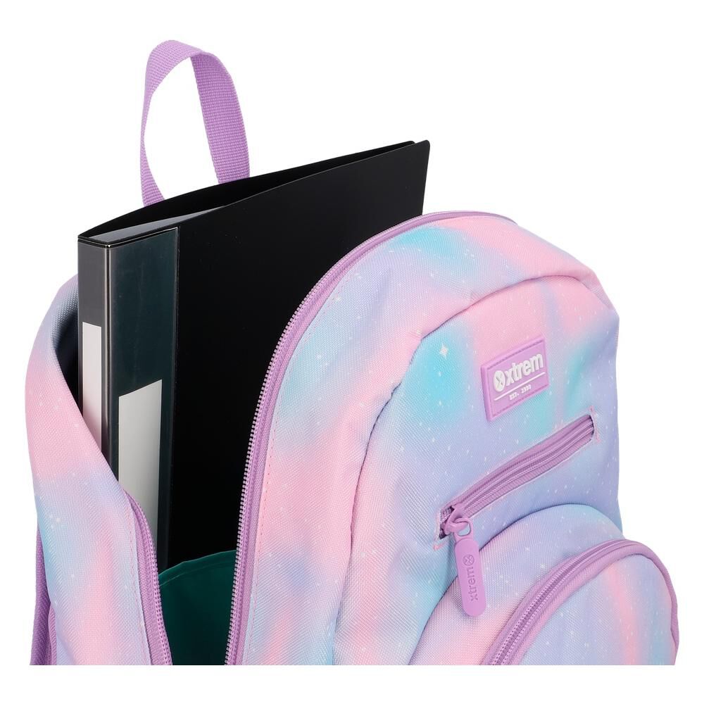 Multipack 6xt Mochila Ni&ntilde;a Xtrem Estrellas Multicolor image number 4.0