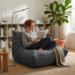 Sof&aacute; Puff Individual Tipo Togo Sill&oacute;n Ergon&oacute;mico 97x75cm