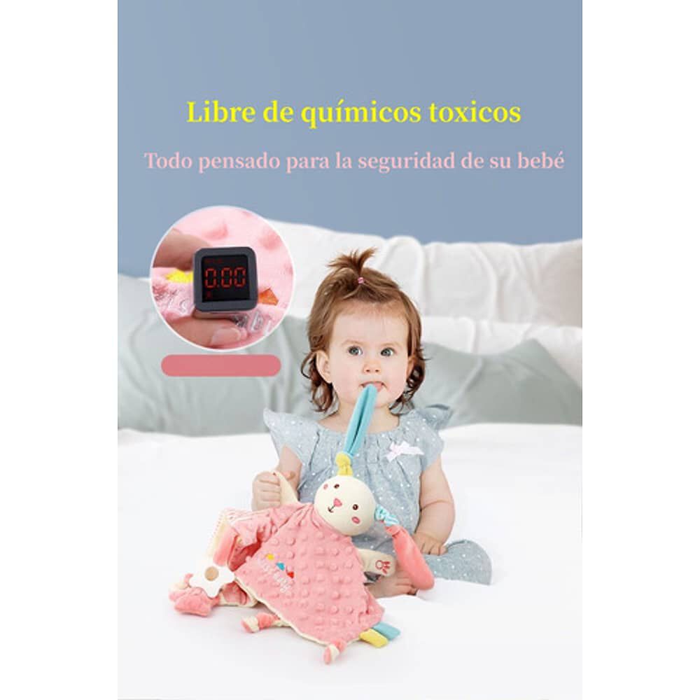 Peluche De Apego Sensorial Algod&oacute;n Elefante Lubabycas image number 7.0