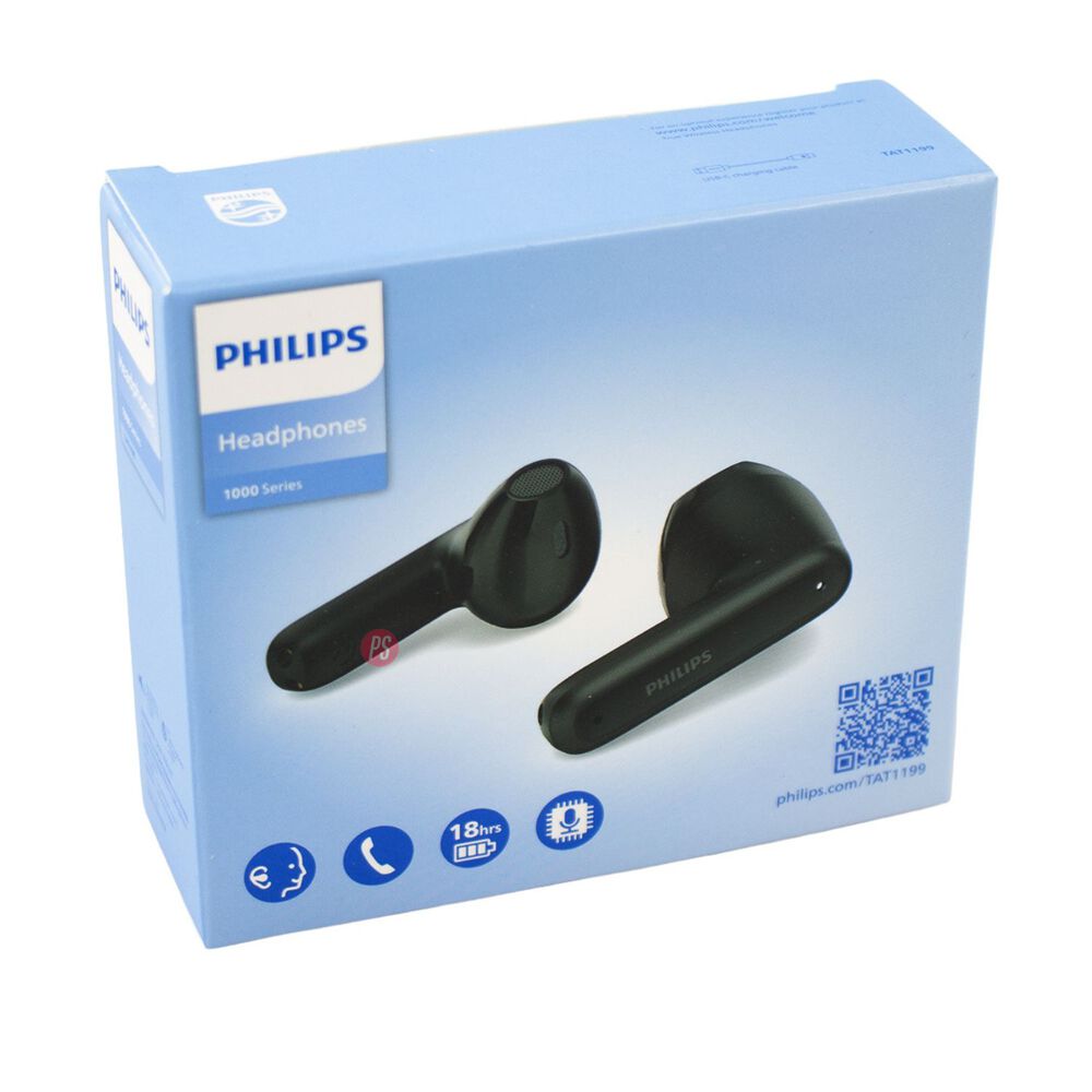 Audífonos Philips Serie 1000 Bluetooth Micrófono Negro - Ps image number 3.0