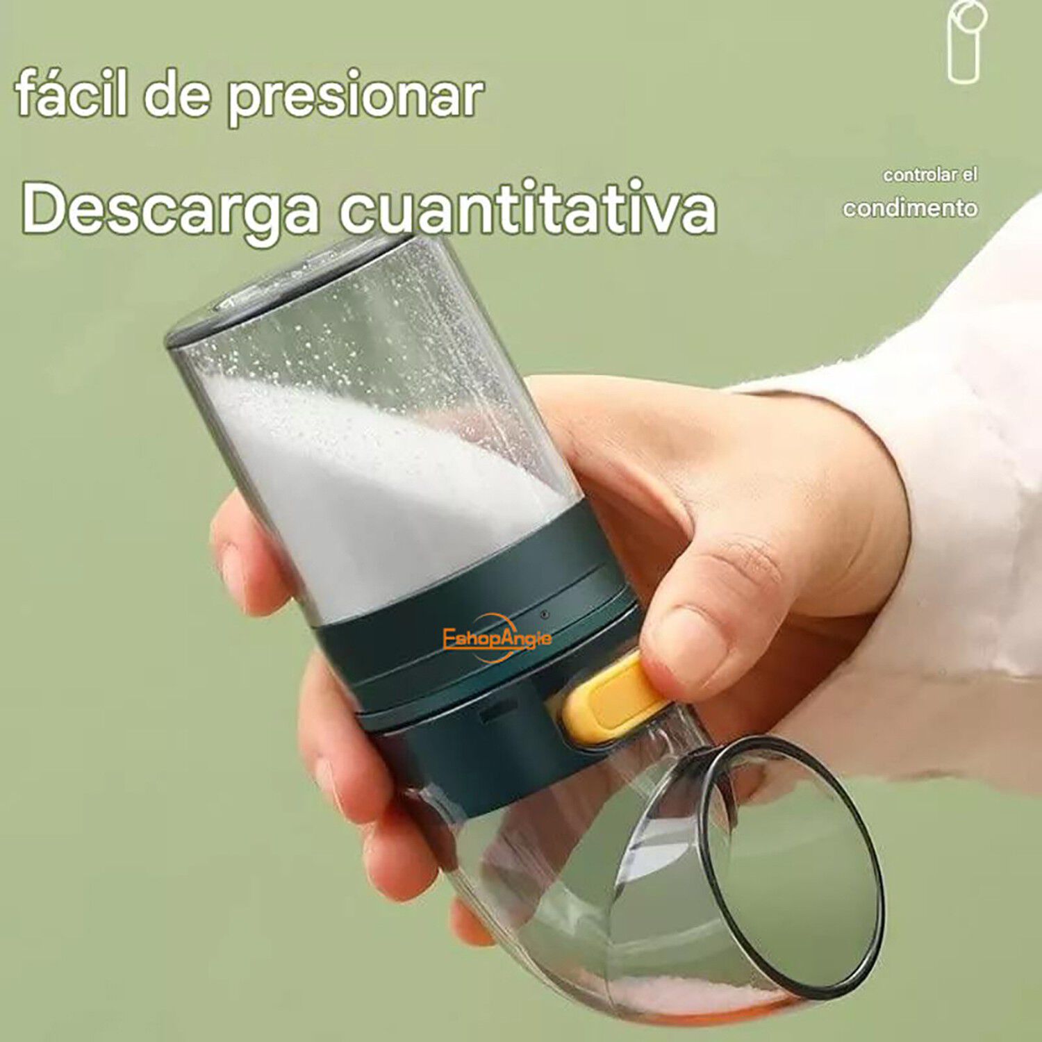 Botella Dispensador Sal Especias Cocina 250ml Cuantitativa image number 2.0