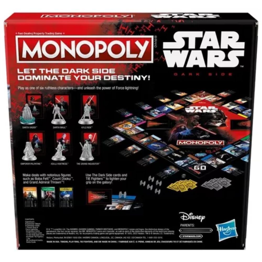 Monopoly Edición Star Wars El Lado Oscuro image number 3.0