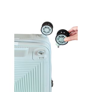 Maleta Cabina Con Ruedas Extraibles Lovers Celeste F La Maleta De Chile