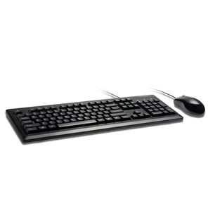 Teclado Combo Al&aacute;mbrico For Life, Desktop Set Kensington - Negro