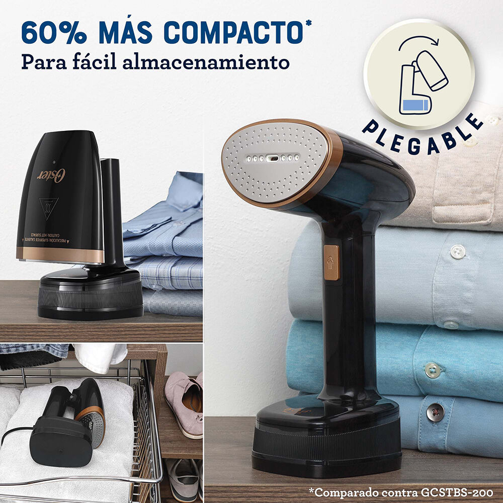 Plancha A Vapor Vertical De Mano Plegable Oster Negro Gcstfs300 image number 2.0