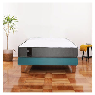 Cama Europea Zen Best 1.5 Plaza Tela Velvet Turquesa