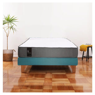 Cama Europea Zen Best 1.5 Plaza Tela Velvet Turquesa