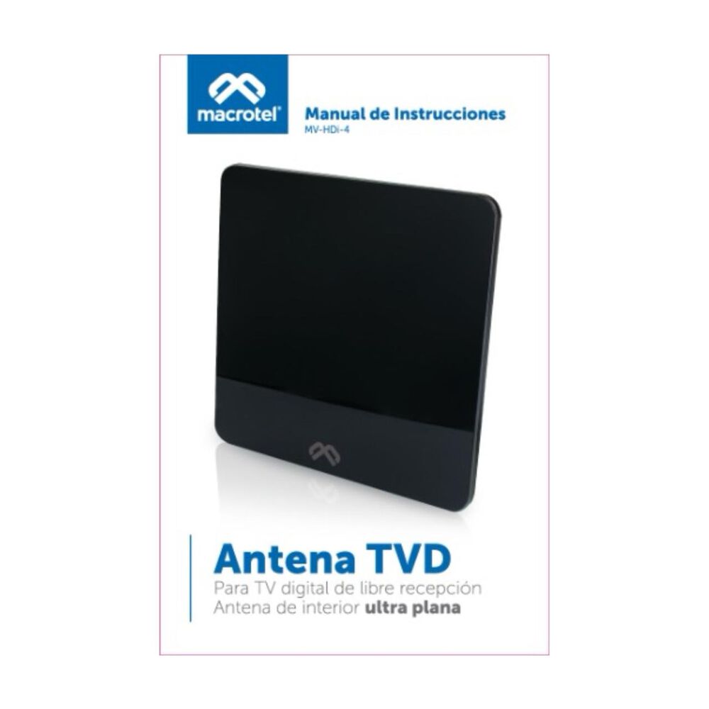 Antena Hdtv Tv Digital Ultra Plana Macrotel image number 4.0
